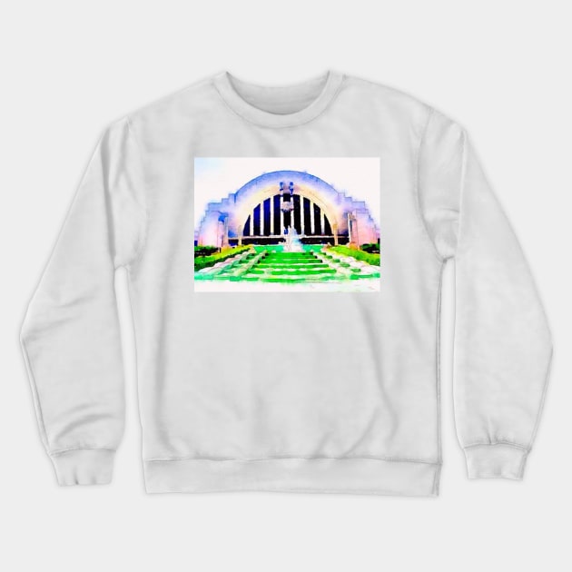 Union Terminal Crewneck Sweatshirt by exentric-wren